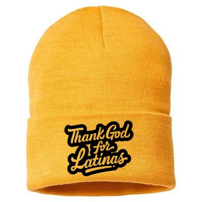 Thank God For Latinas Sustainable Knit Beanie