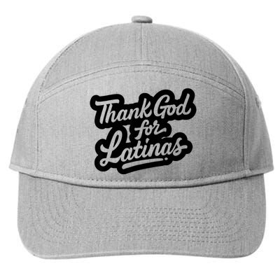 Thank God For Latinas 7-Panel Snapback Hat