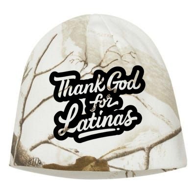 Thank God For Latinas Kati - Camo Knit Beanie