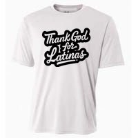 Thank God For Latinas Cooling Performance Crew T-Shirt