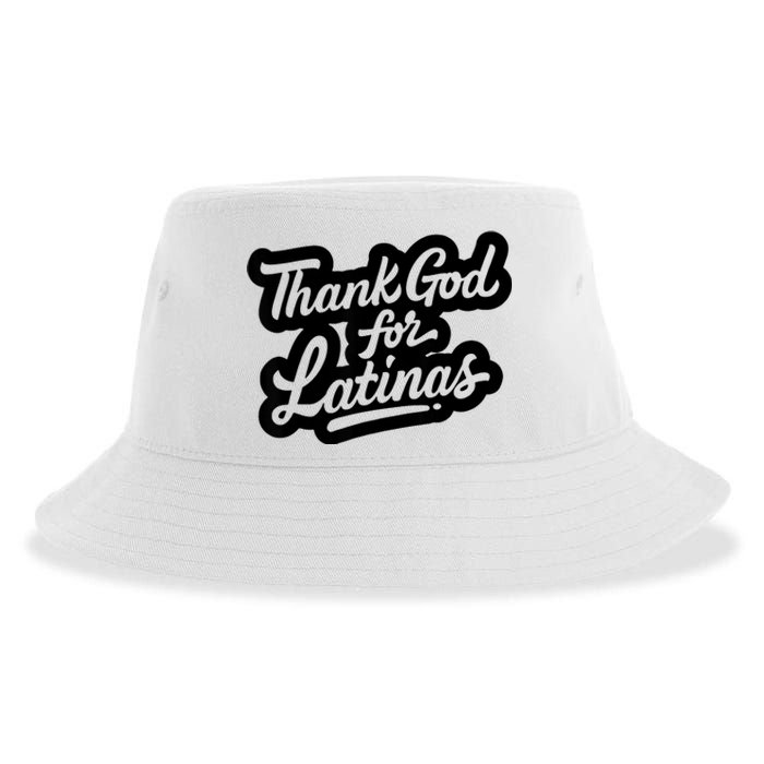 Thank God For Latinas Sustainable Bucket Hat