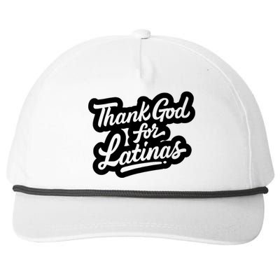 Thank God For Latinas Snapback Five-Panel Rope Hat