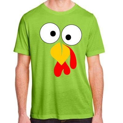 Turkey Gobble Face Costume Adult ChromaSoft Performance T-Shirt