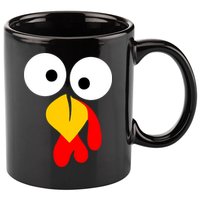 Turkey Gobble Face Costume 11oz C Handle Ceramic Mug