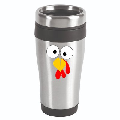Turkey Gobble Face Costume 16oz Travel Tumbler