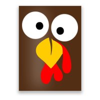 Turkey Gobble Face Costume Poster