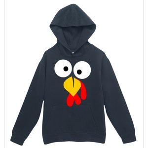 Turkey Gobble Face Costume Urban Pullover Hoodie