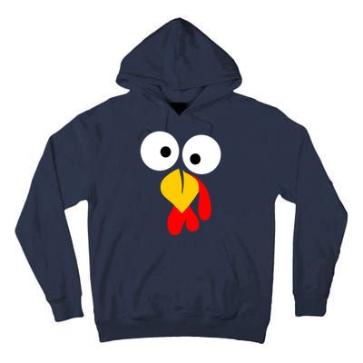 Turkey Gobble Face Costume Tall Hoodie