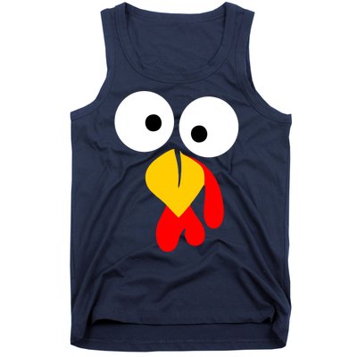 Turkey Gobble Face Costume Tank Top