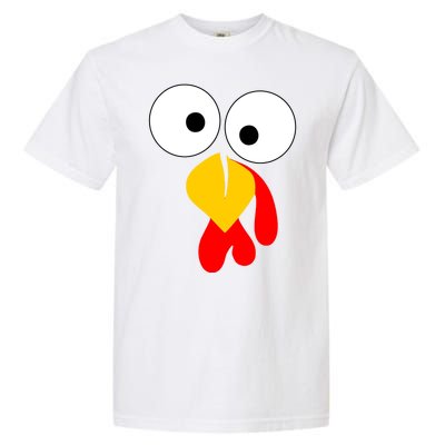 Turkey Gobble Face Costume Garment-Dyed Heavyweight T-Shirt