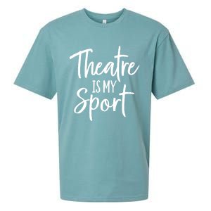 Theater Gifts For Actors Musical Theatre Is My Sport TShirt Sueded Cloud Jersey T-Shirt