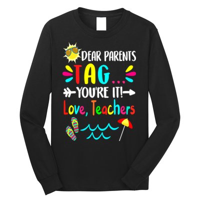 Teacher Gift Funny Last Day Of School Long Sleeve Shirt