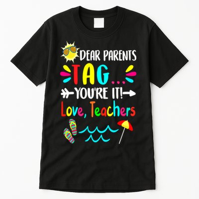 Teacher Gift Funny Last Day Of School Tall T-Shirt