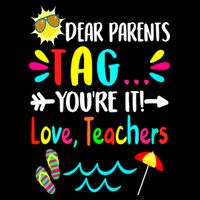 Teacher Gift Funny Last Day Of School Drawstring Bag