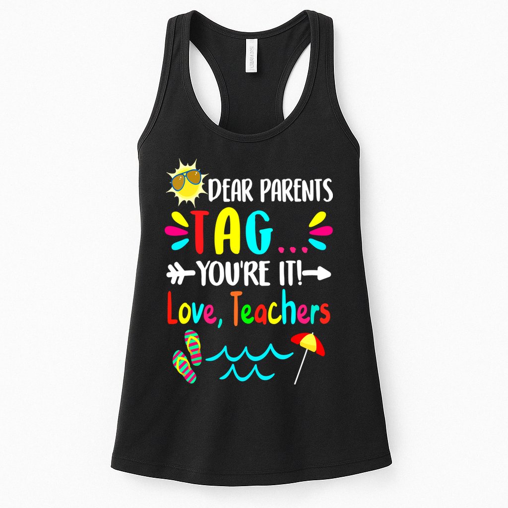 Teacher Gift Funny Last Day Of School Womens Tank Top