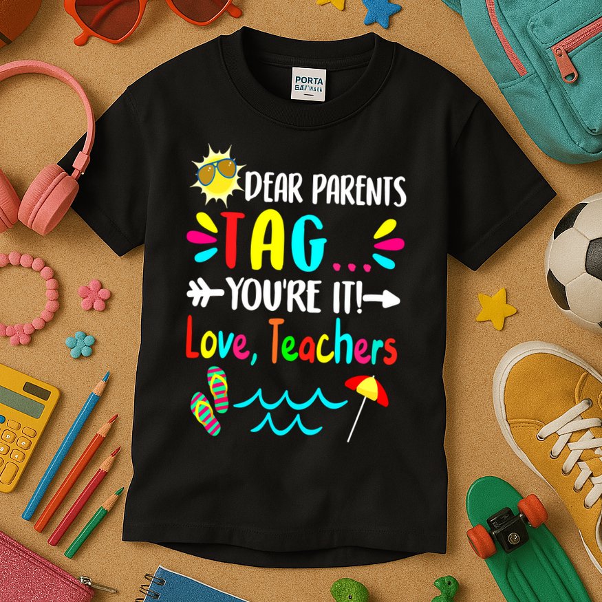 Teacher Gift Funny Last Day Of School Kids T-Shirt