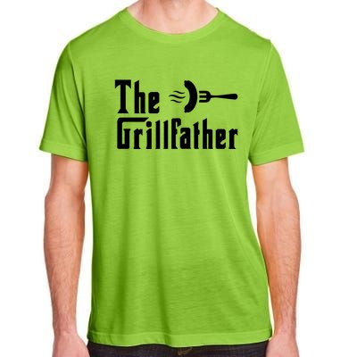 The Grillfather Funny Dad Grandpa Barbecue Grilling Gift Adult ChromaSoft Performance T-Shirt