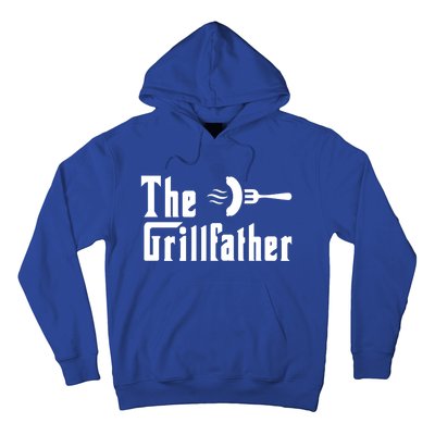 The Grillfather Funny Dad Grandpa Barbecue Grilling Gift Hoodie