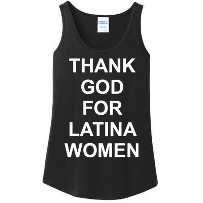 Thank God For Latina Women Power Hispanic Flowers Ladies Essential Tank