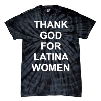 Thank God For Latina Women Power Hispanic Flowers Tie-Dye T-Shirt