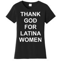 Thank God For Latina Women Power Hispanic Flowers Women's T-Shirt