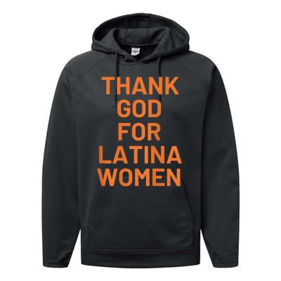 Thank God For Latina Performance Fleece Hoodie