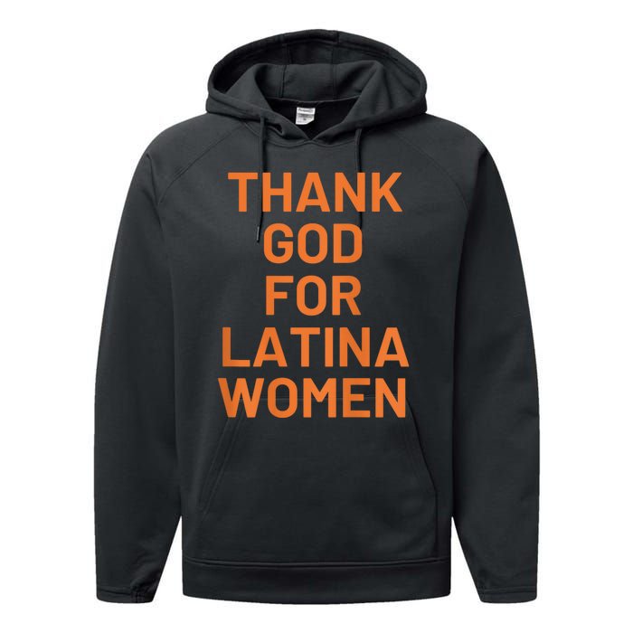 Thank God For Latina Performance Fleece Hoodie