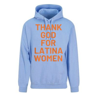 Thank God For Latina Unisex Surf Hoodie