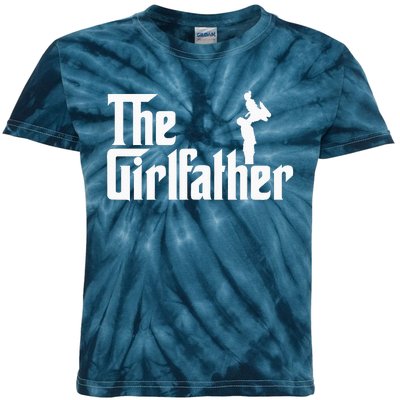 The Girl Father Gift Funny Dad Best FatherS Day Kids Tie-Dye T-Shirt