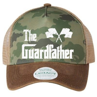 The Guardfather Funny Meme Color Guard Proud Dad Colorguard Legacy Tie Dye Trucker Hat