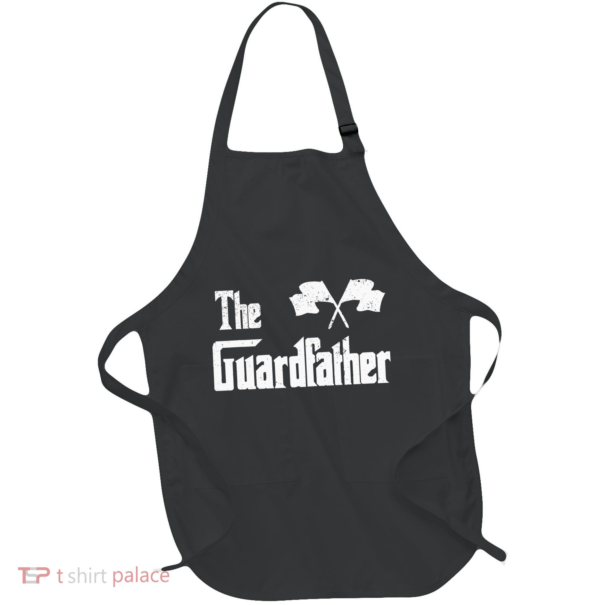 The Guardfather Funny Meme Color Guard Proud Dad Colorguard Apron