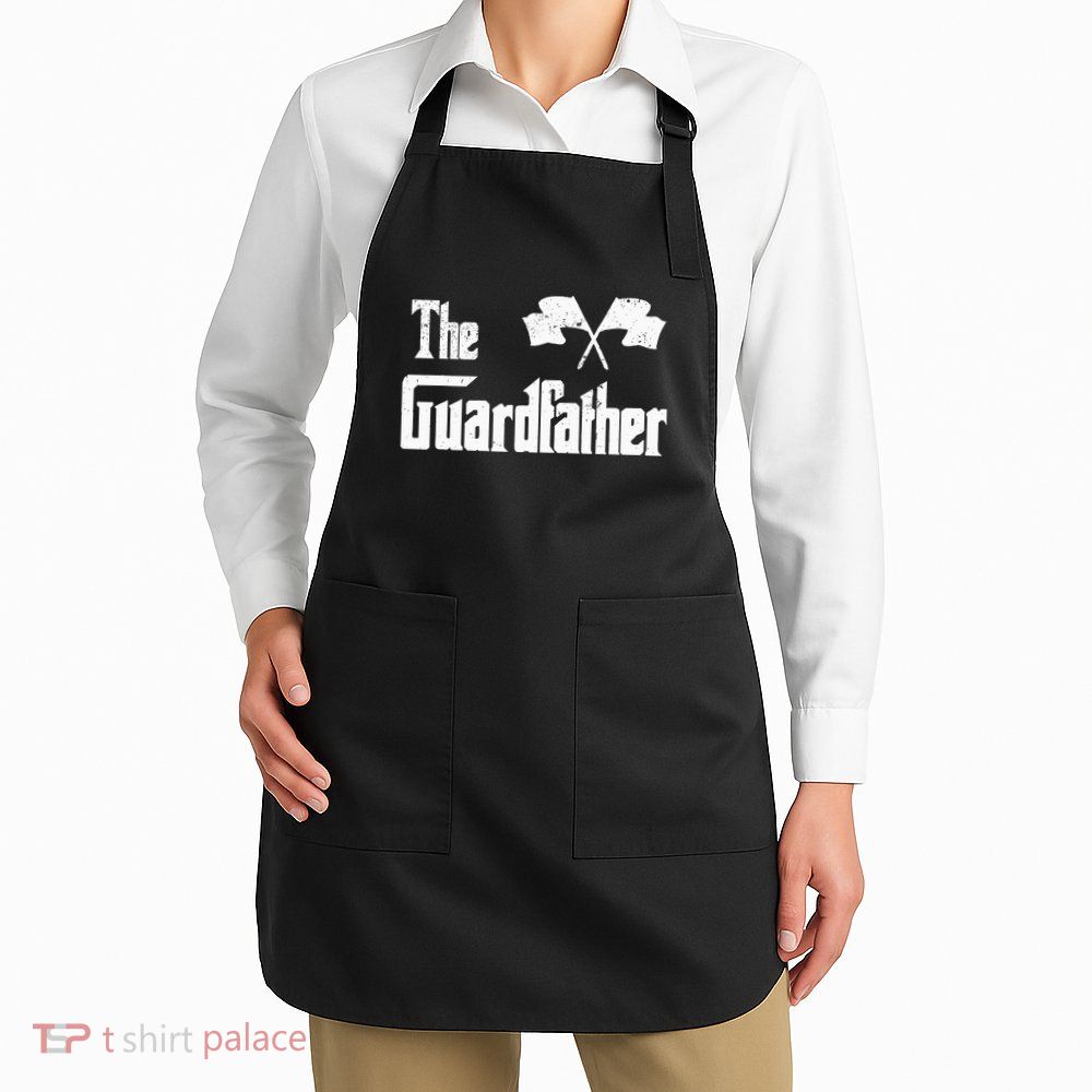 The Guardfather Funny Meme Color Guard Proud Dad Colorguard Apron