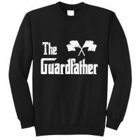The Guardfather Funny Meme Color Guard Proud Dad Colorguard Sweatshirt