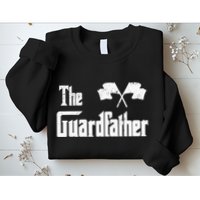 The Guardfather Funny Meme Color Guard Proud Dad Colorguard Sweatshirt