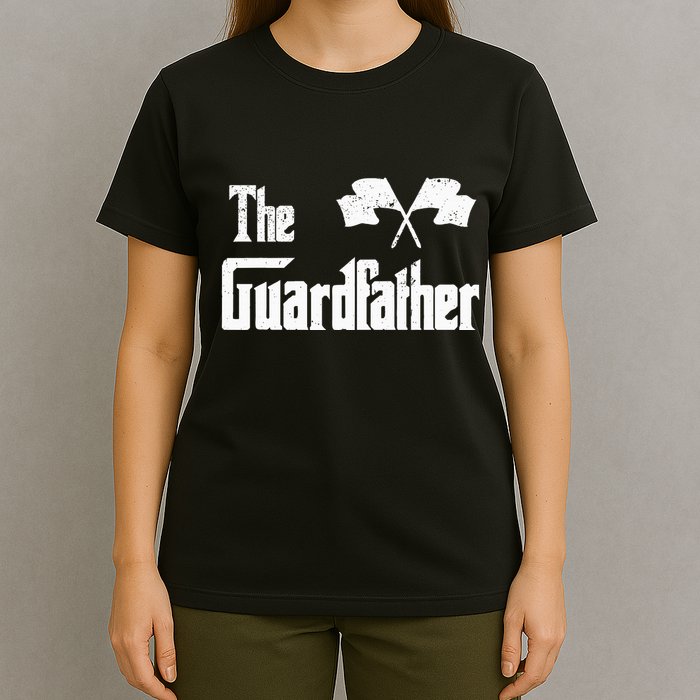 The Guardfather Funny Meme Color Guard Proud Dad Colorguard T-Shirt