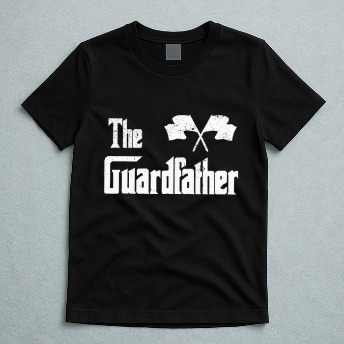 The Guardfather Funny Meme Color Guard Proud Dad Colorguard T-Shirt