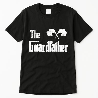 The Guardfather Funny Meme Color Guard Proud Dad Colorguard Tall T-Shirt