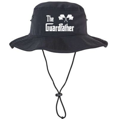 The Guardfather Funny Meme Color Guard Proud Dad Colorguard Bucket Hat