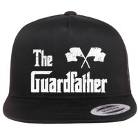 The Guardfather Funny Meme Color Guard Proud Dad Colorguard Flatbill Hat