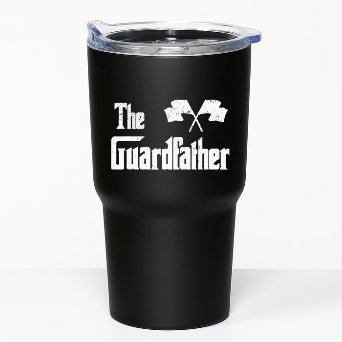 The Guardfather Funny Meme Color Guard Proud Dad Colorguard Tumbler