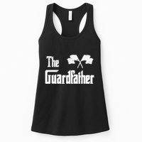 The Guardfather Funny Meme Color Guard Proud Dad Colorguard Womens Tank Top