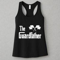 The Guardfather Funny Meme Color Guard Proud Dad Colorguard Womens Tank Top