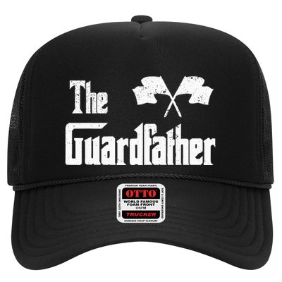 The Guardfather Funny Meme Color Guard Proud Dad Colorguard Trucker Hat