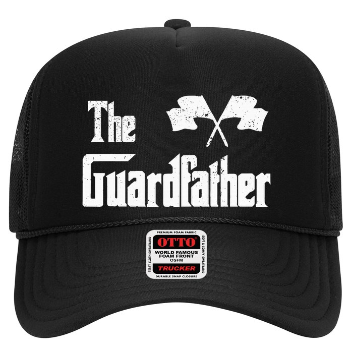 The Guardfather Funny Meme Color Guard Proud Dad Colorguard Trucker Hat