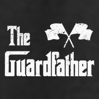 The Guardfather Funny Meme Color Guard Proud Dad Colorguard Trucker Hat