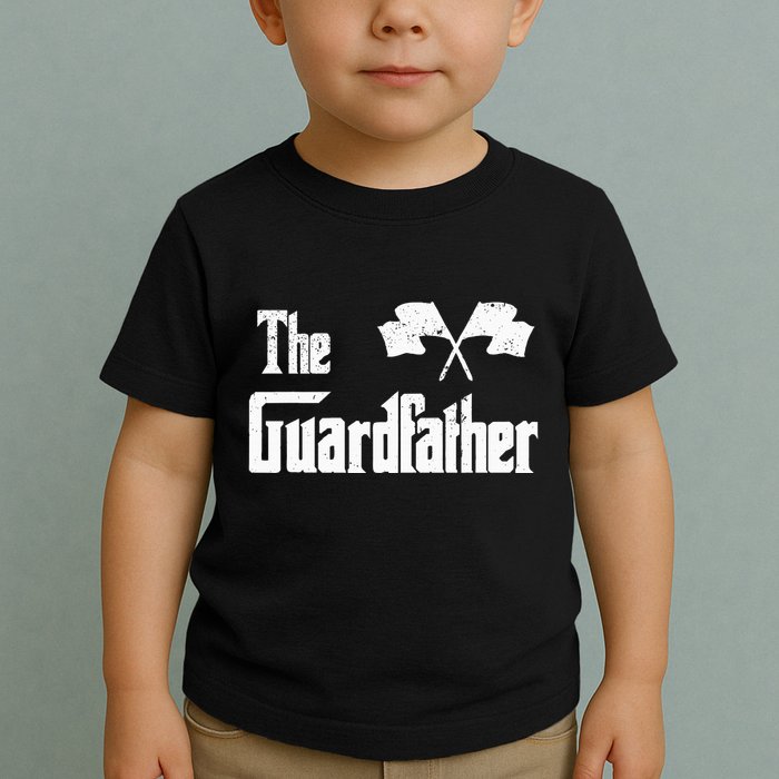 The Guardfather Funny Meme Color Guard Proud Dad Colorguard Toddler T-Shirt