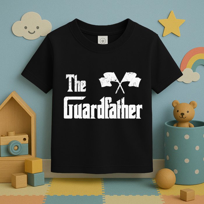 The Guardfather Funny Meme Color Guard Proud Dad Colorguard Toddler T-Shirt