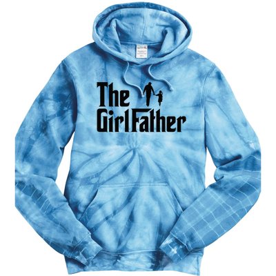 The Girl Father Funny Dad Of Daddy Daughter Tie Dye Hoodie