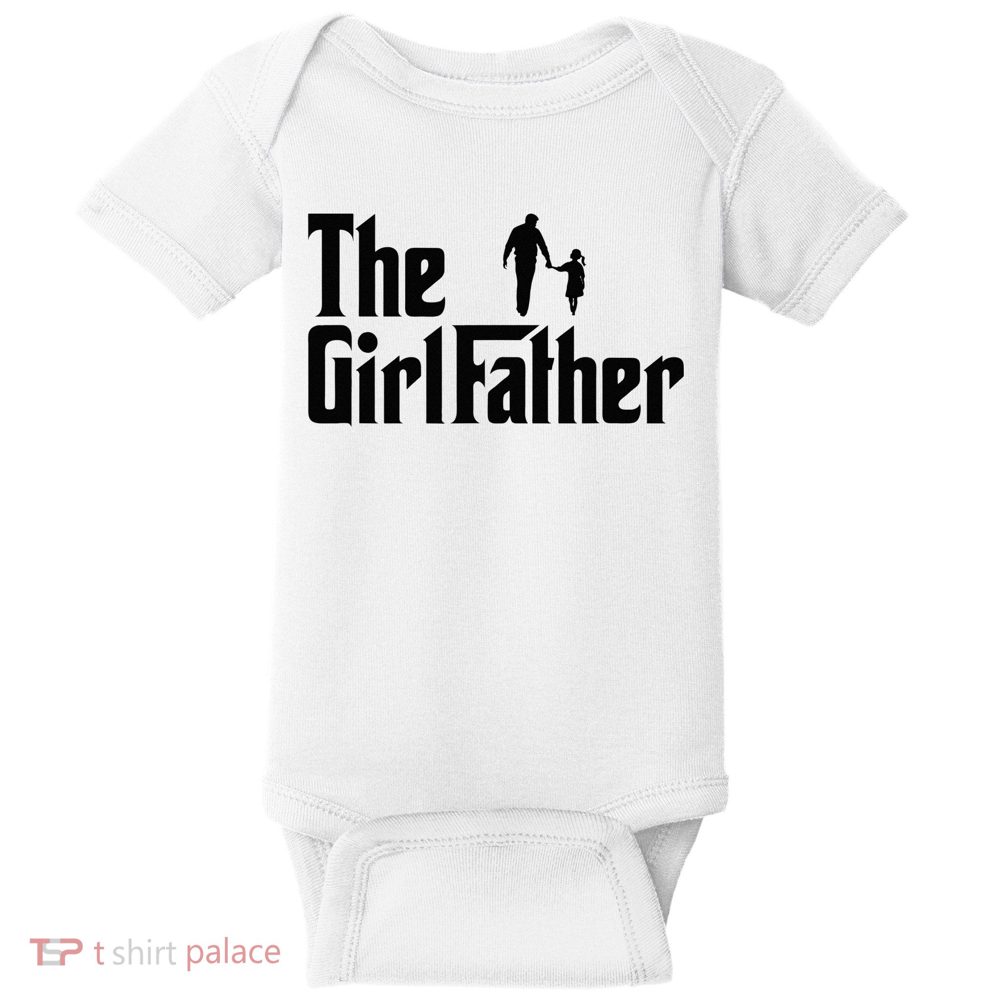The Girl Father Funny Dad Of Daddy Daughter Baby Bodysuit