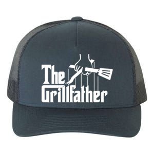 The Grillfather Funny Fathers Day Gift Grandfather Gift Yupoong Adult 5-Panel Trucker Hat